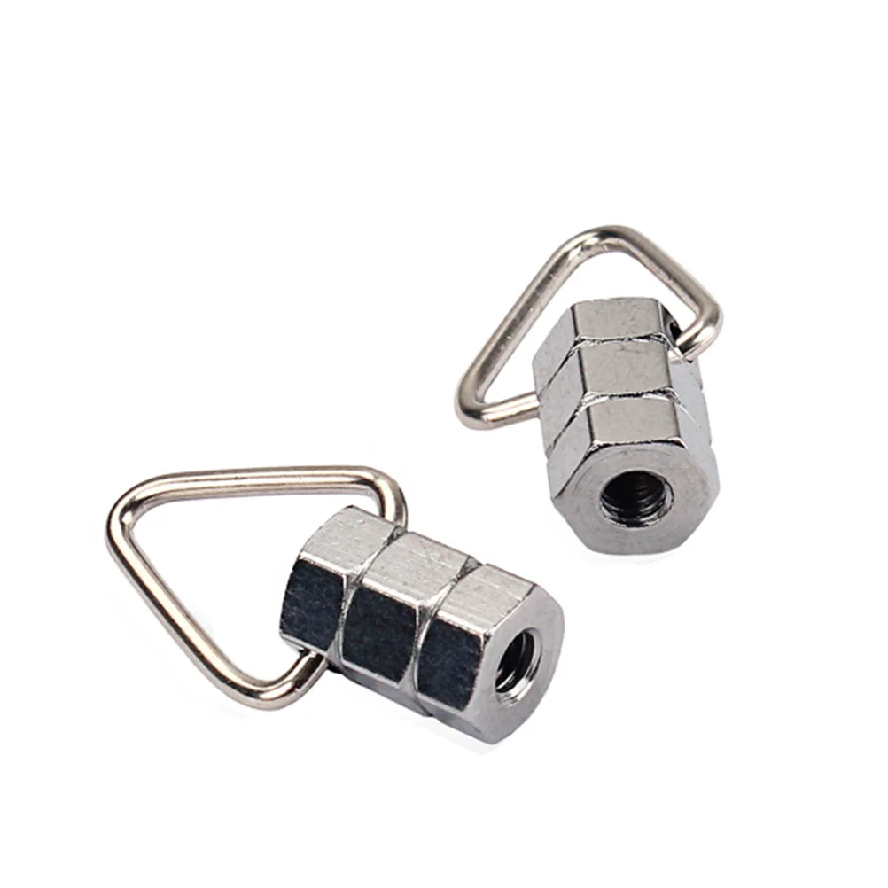 

Set of 2 Strap Lock Metal Iron Banjo Strap Button Strap Hook for Acoustic Banjo Accessory