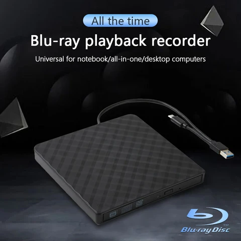 Внешний привод DVD-RW 2-в-1 USB3.0 Type C