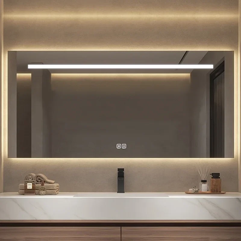 

Storage Vanity Mirror Cabinets Wall Mounted Compact Closets Lights Storage Display Bathroom Meuble Miroir Modern Furniture