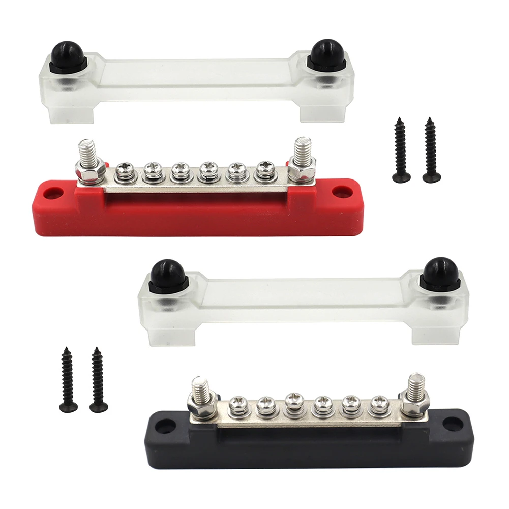 

Универсальная Клеммная колодка распределения электроэнергии с прозрачной крышкой Клеммная колодка для автомобиля морской лодки Электроп...