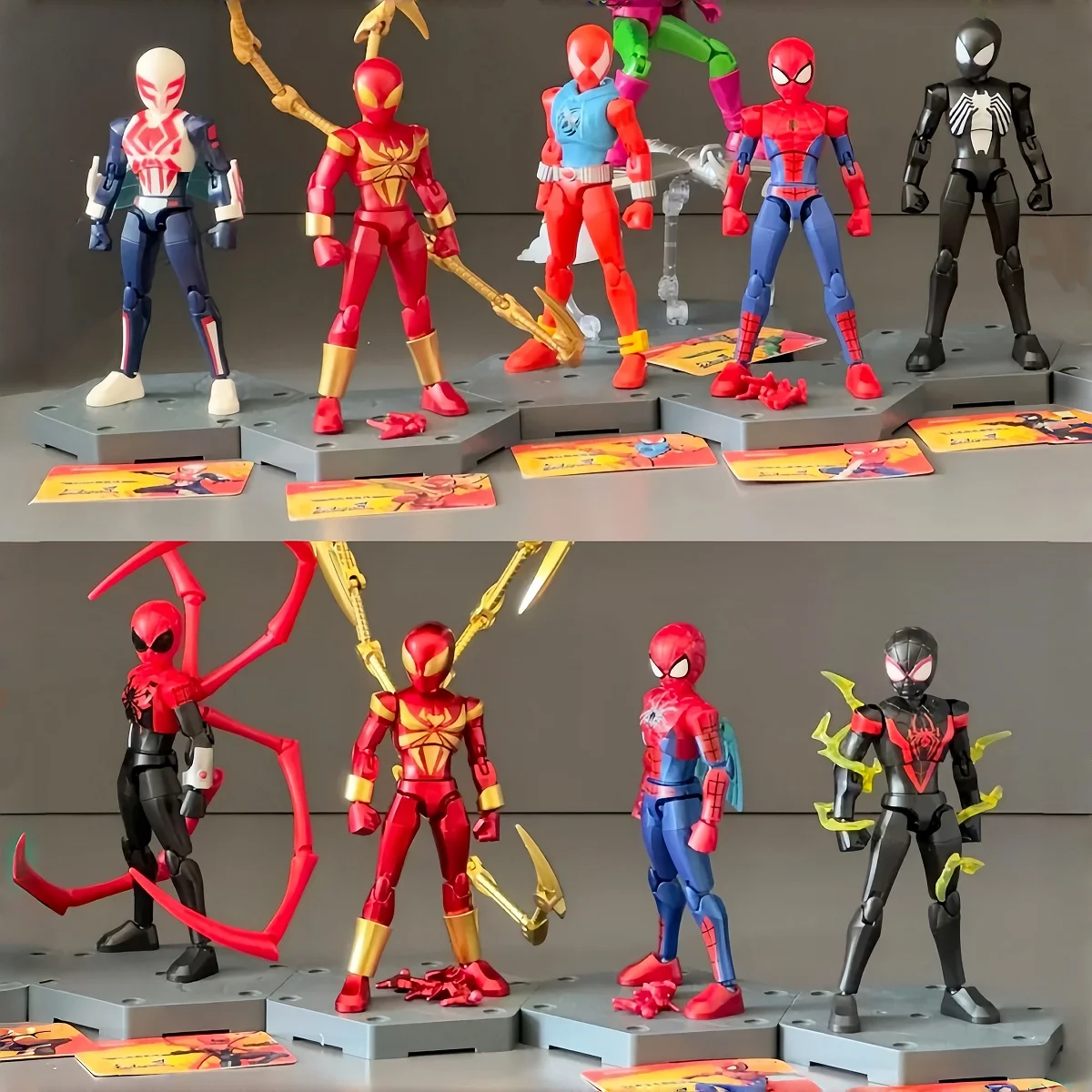 Фото В наличии Keeppley Spider-Man Venom Фигурка Infinity Edition 1st Wave Подвижная собранная игрушка Рождественские подарки Игрушки №1