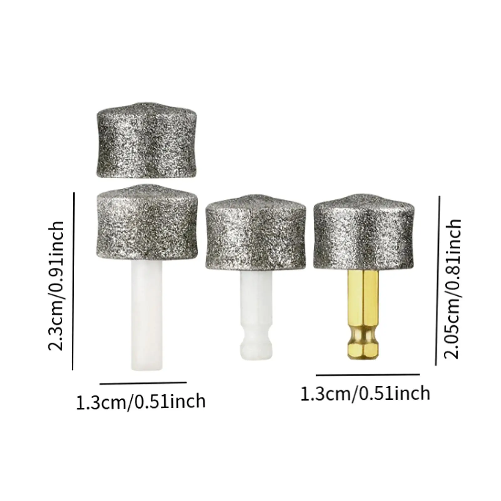 4 Упаковки Сменные Головки Для Шлифовальной Машины Ногтей Собак