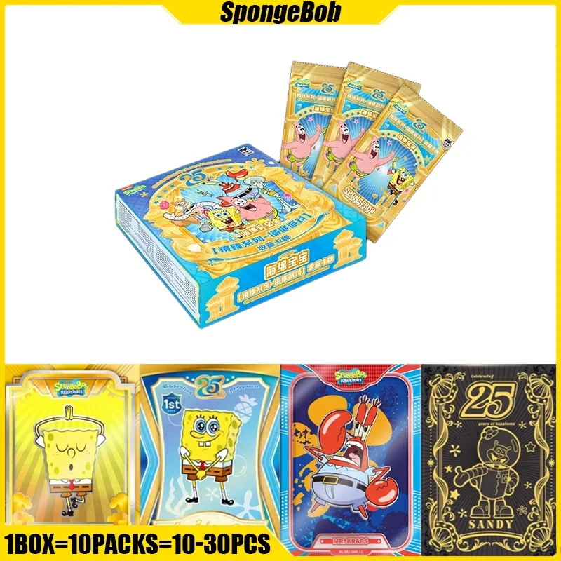 WonderCard Vol.2 SpongeBob SquarePants карты аниме коллекционные Mistery Box настольная игра игрушки