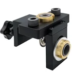 3 в 1 регулируемое позиционирование сверла из алюминиевого сплава шаблон локатор Буровой инструмент соединитель мебели сверло инструменты