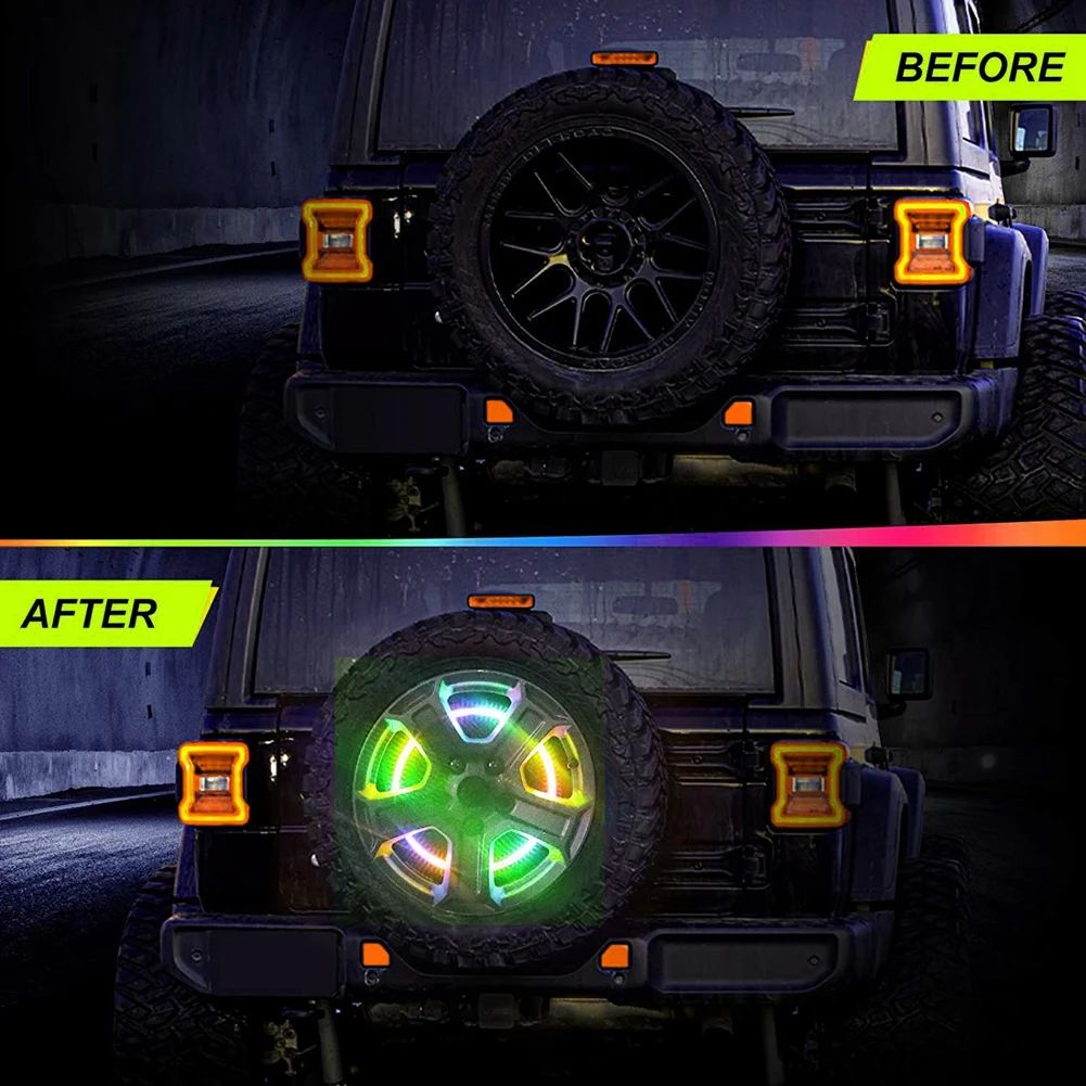 AumoHall красный зелёный синий запассветильник стоп-сигнал дизайн меняющий цвет