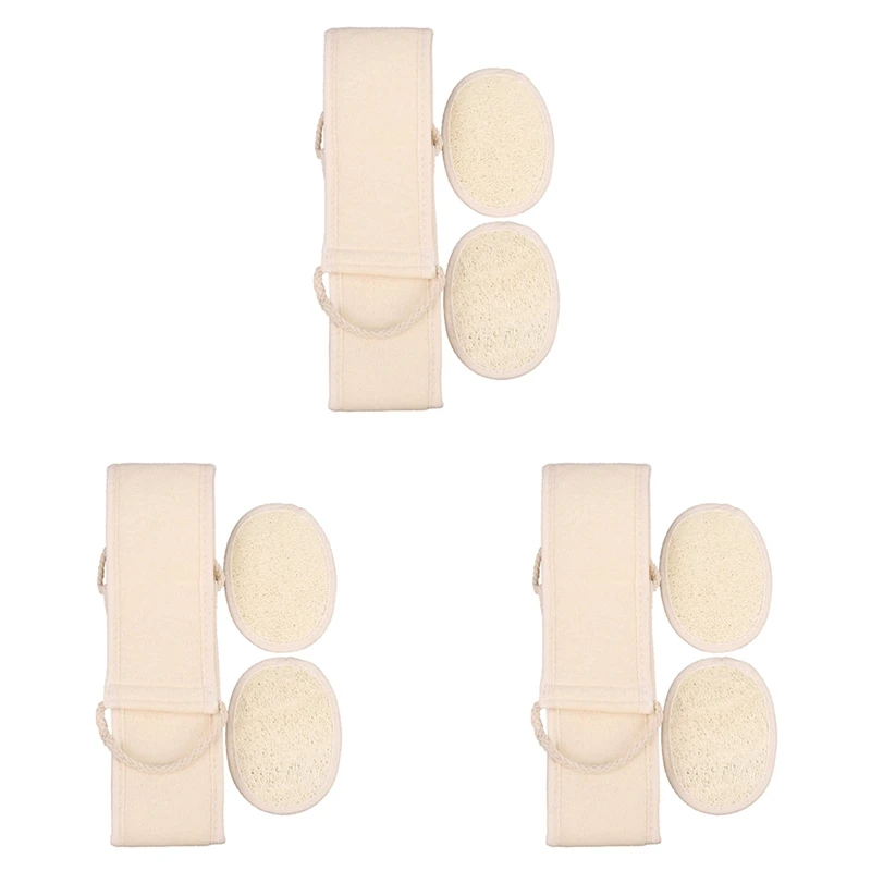 

Отшелушивающий скребок для спины для душа, двухсторонний скребок, губка для ванны для мужчин и женщин (9 шт.)