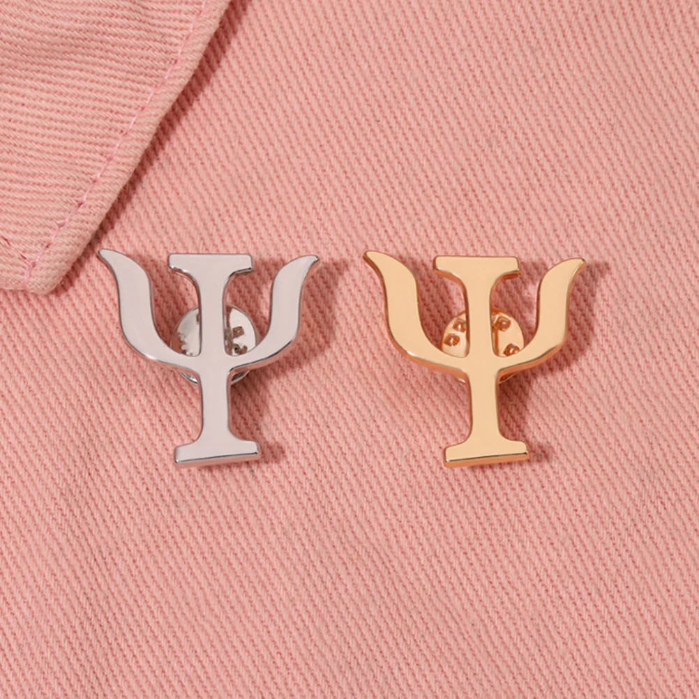 2 шт. брошь в виде психологии булавка с алфавитом для женщин модные булавки