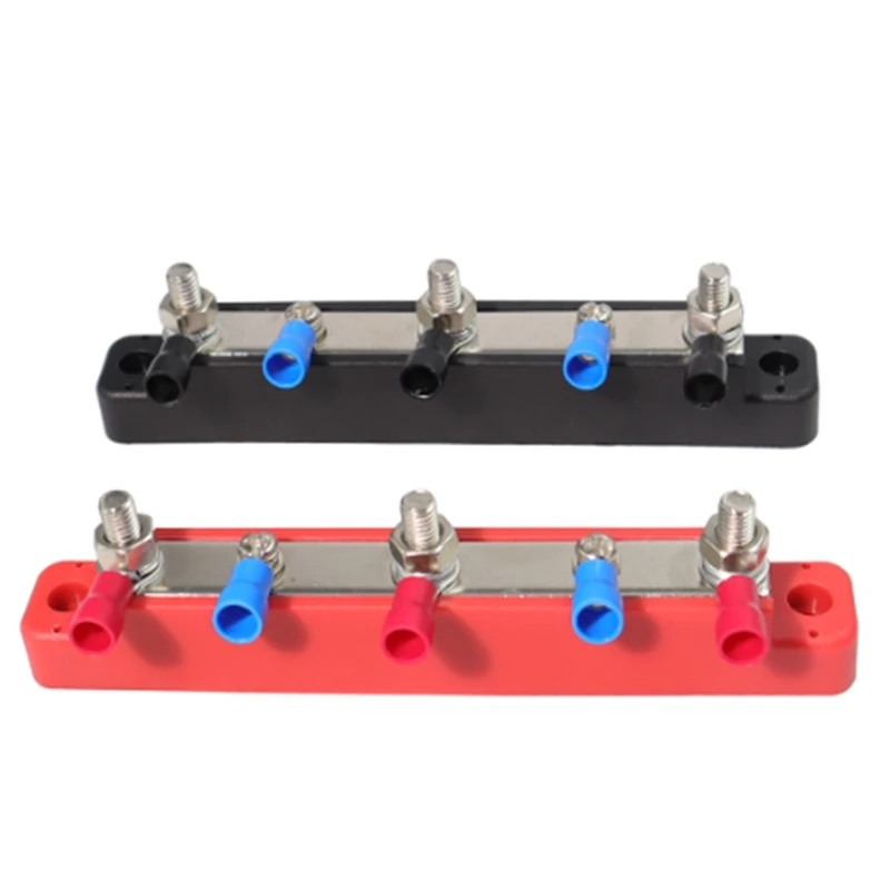 

M6 Busbar Box Board 150A 4 Terminals Current Busbar Cable Box Power Box Replacement Parts Accessories Suitable For RV Yacht Car