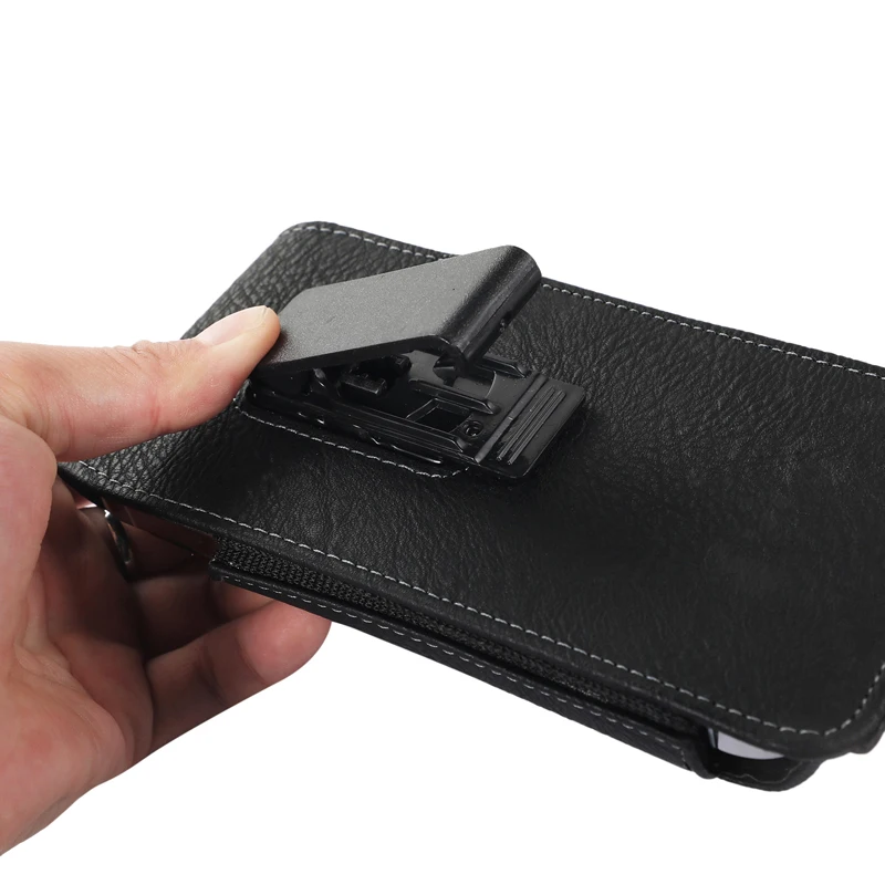 Фото Универсальный кожаный чехол-Кобура на пояс для Samsung S22ultra/S21ultra/S21FE Note20 10 For iphone 14 13 12 №5