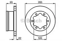 

986478555 rear brake disc for