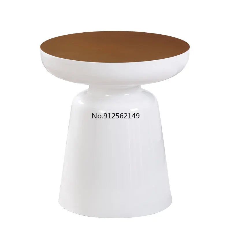

mini bedside table ins small round table bedside table son bedroom female network celebrity simple creative edge a few mesa