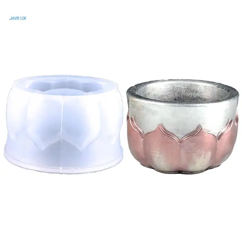 

Круглая силиконовая форма для цветочного горшка, плантатор для суккулентов, форма для бетона, милая форма для бетона и цемента, держатель для ручек «сделай сам», домашний декор