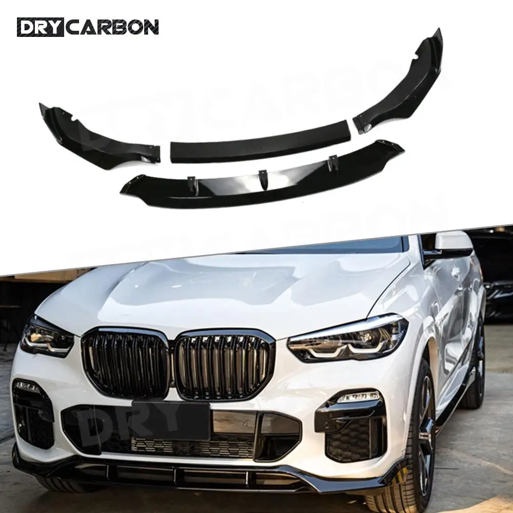 

Carbon Fiber Car Bodykits for BMW X5 G05 M Sport 2019+ Front Bumper Lip Spoiler Splitters Styling Lip Chin Body Kits Accessories