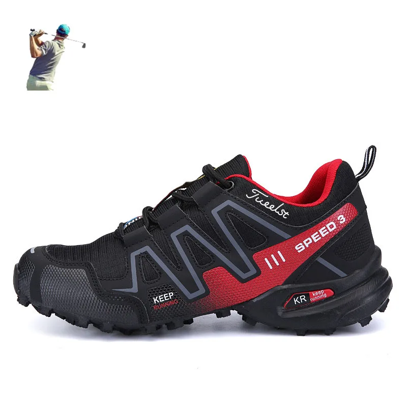 

Men Golf Sneakers Light Breathable Sports Outdoor Turf Shoes Golfing Trainers for Man Big Size 46 Golfer Trainer Male Sneakers