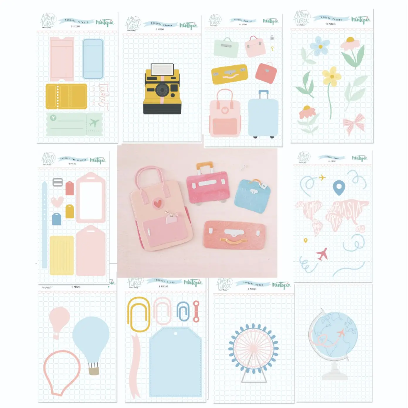 Металлические режущие штампы Приключения воздушный шар колесо обозрения