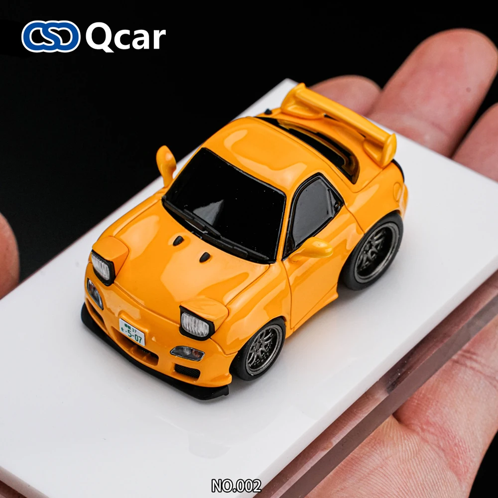 Модель автомобиля SCC Qcar MAZDA RX-7 FD JDM ограниченная серия имитация пластикового