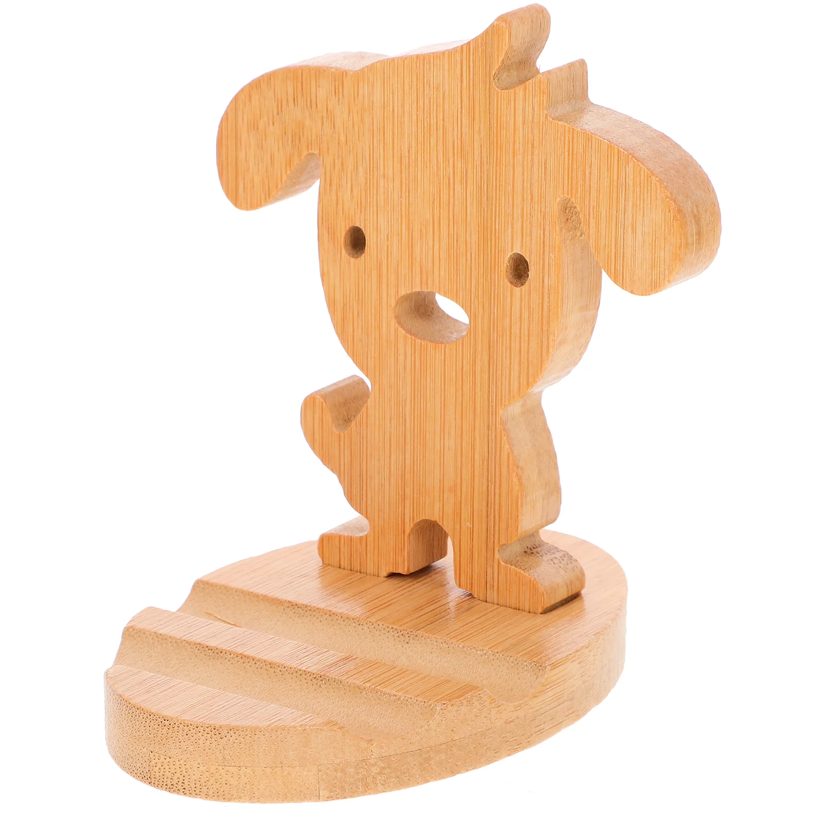 

Animal Phone Stand Wood Cell Holder Mobile Bracket Bed Desk Wooden Multi Function