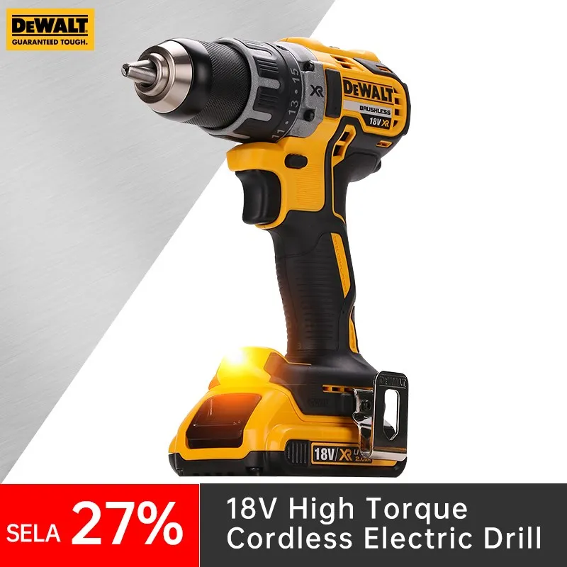 DEWALT DCD791 Беспроводная электрическая дрель 18 в с высоким крутящим моментом