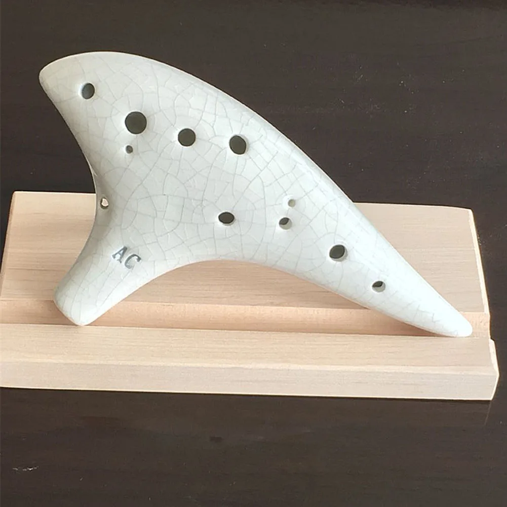 

Perfect Combination of Artistry and Sound Quality 12 Hole Ceramic Ocarina Instrument for Musicians of All Levels