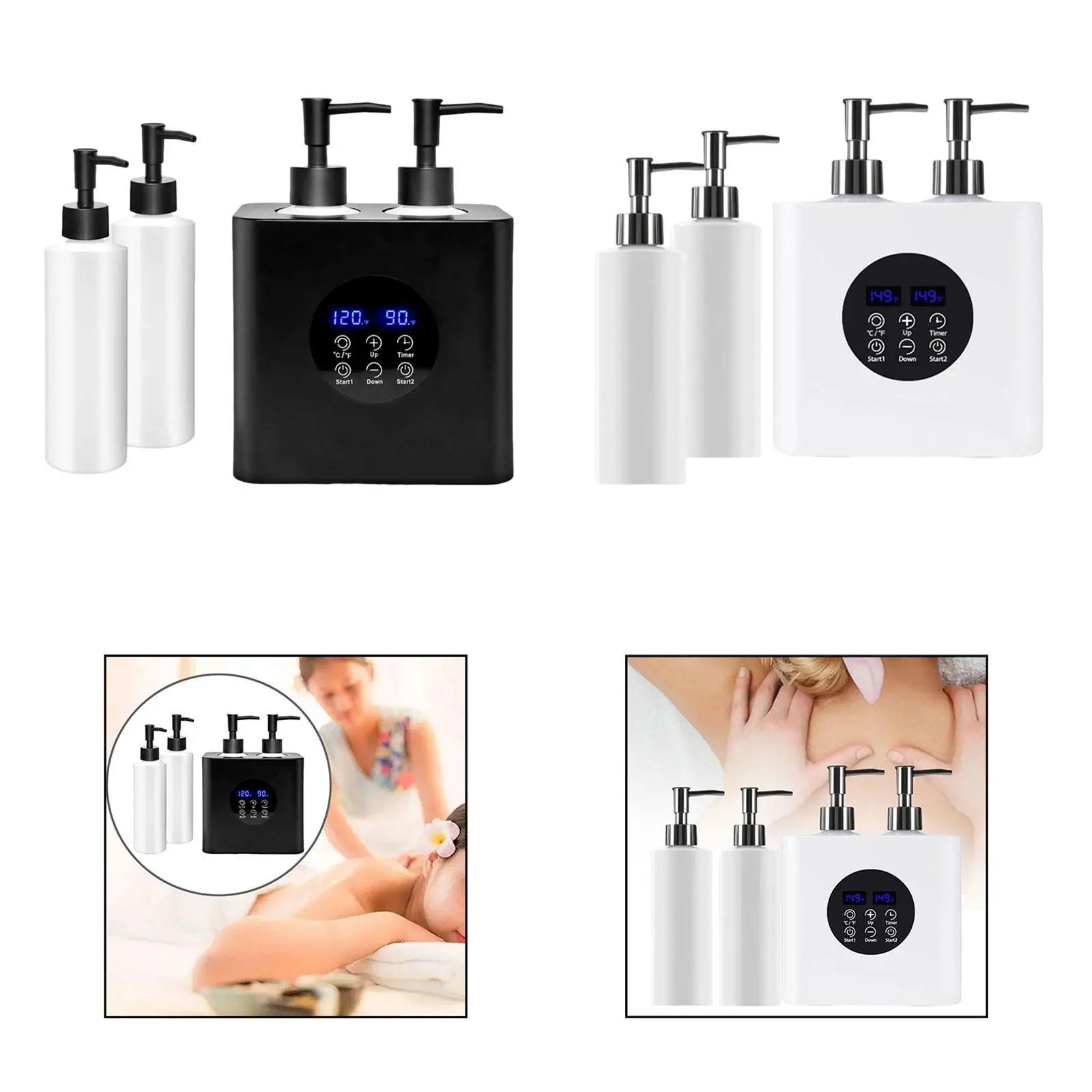 Нагреватель масла с двойной бутылкой многофункциональный портативный