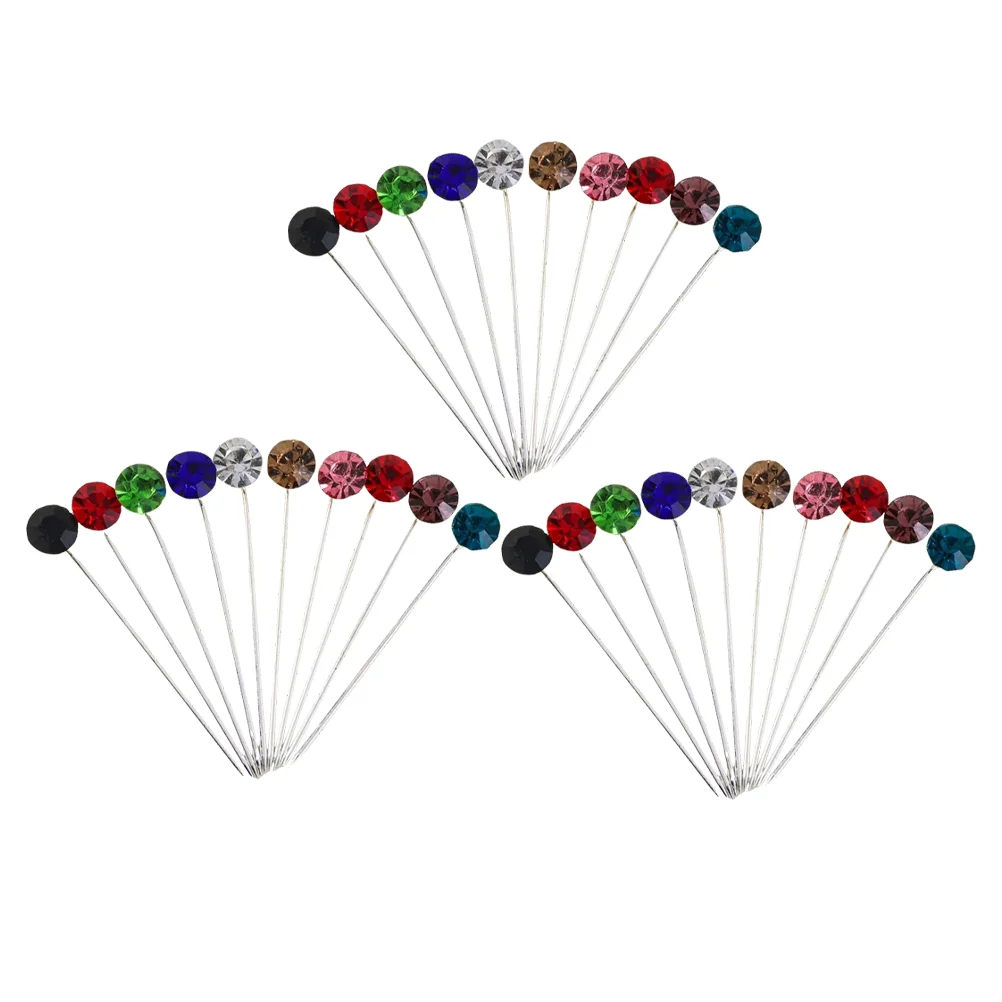 

30 Pcs Floral Decor Boutonniere Pin Bouquet Hijab Scarf Pin Scarf Brooch Pin Headscarf Shawl