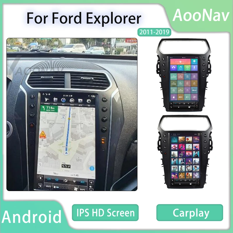 

Car Stereo 2 Din Android For ford Explorer 2011-2019 Multimedia GPS Navigation Audio Player Carplay Stereo Touch Screen