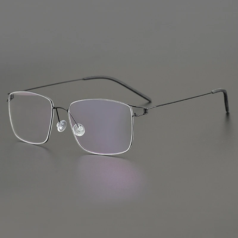 Ультралегкие квадратные очки для близорукости из чистого титана оправа очков по