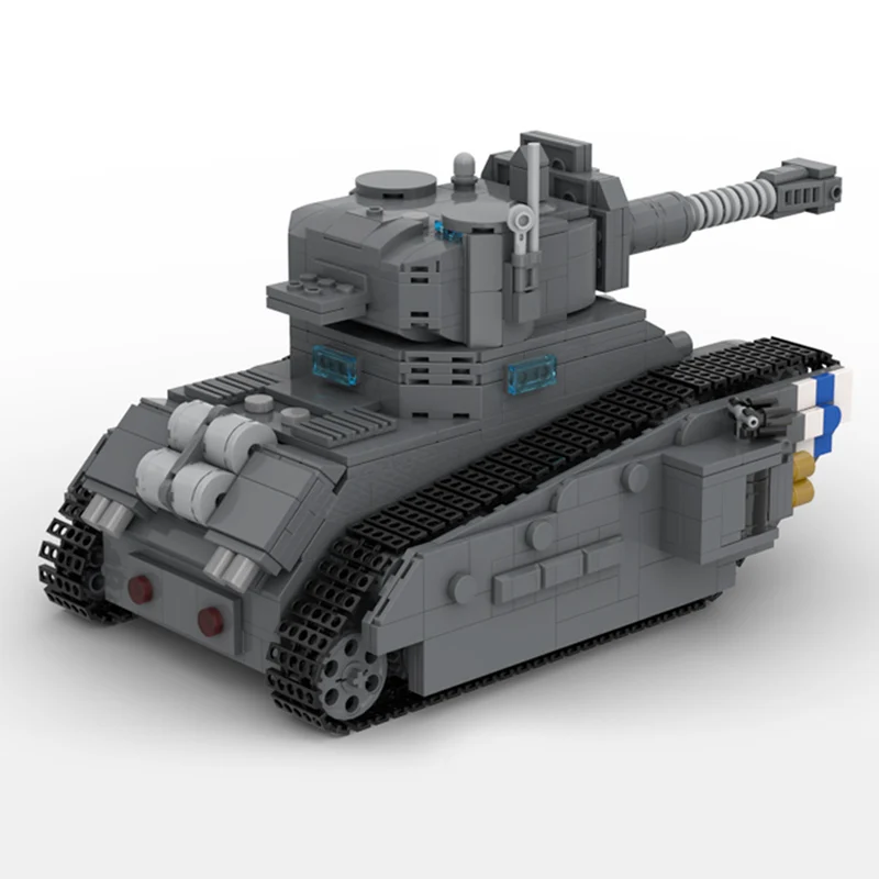 Популярный игровой конструктор MOC: Модульный танк для сборки, технологичные строительные блоки, детский подарок на праздник, набор для сборки игрушек (art.: 3920dbc48dd22) - 3920dbc48dd22