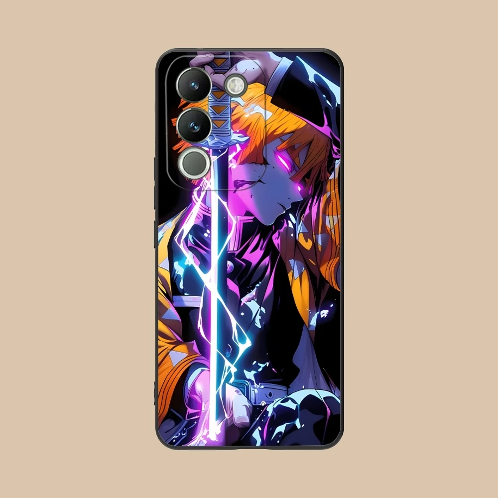 Цветной неоновый чехол для мобильного телефона Demon Slayer VIVO Y95 Y93 Y31 Y20 V19 V17 V15 Pro X60 NEX