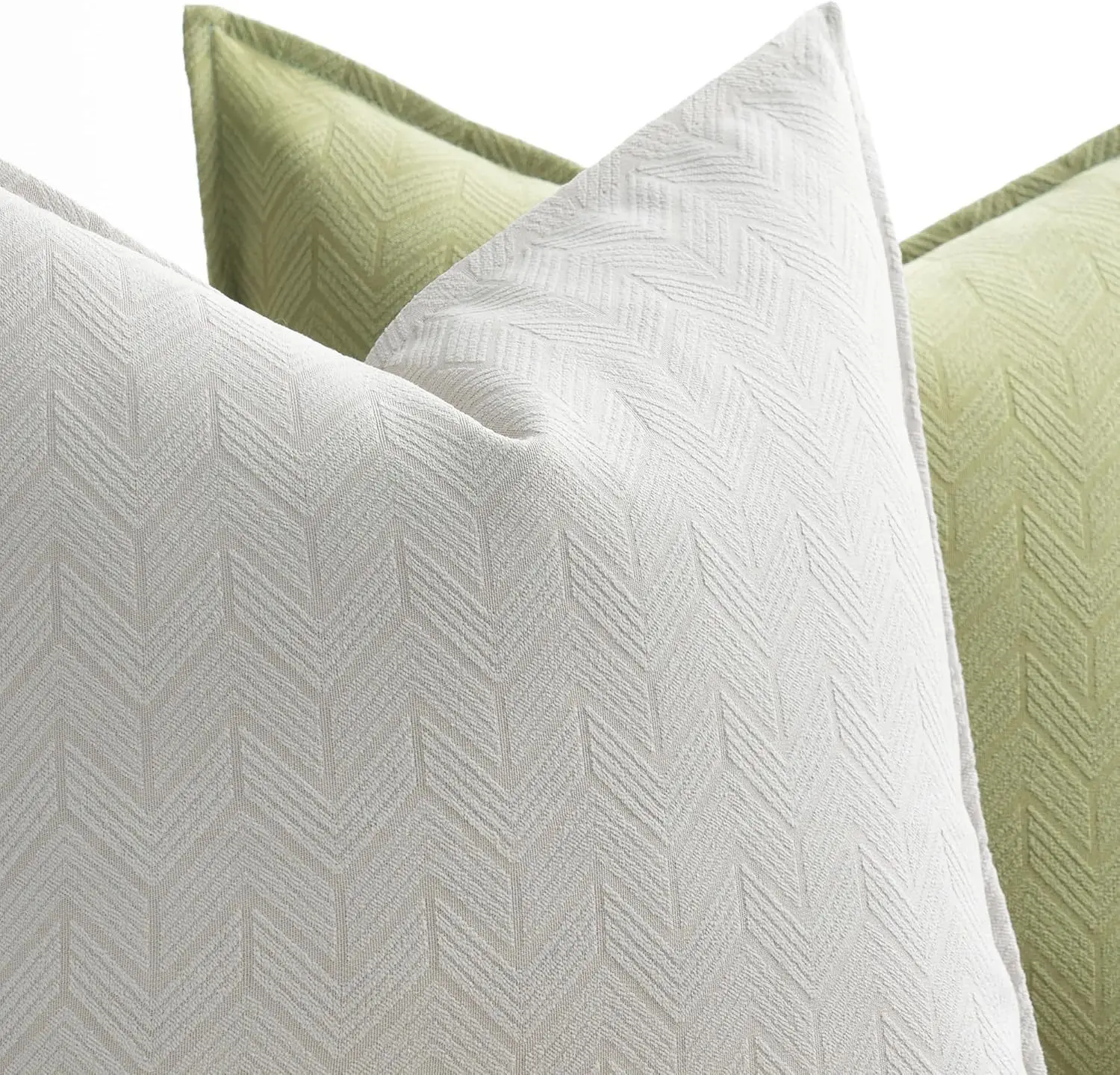 Чехол для подушки со стрелкой 60x60 см 45x45 размер на выбор мягкий синель оливковый