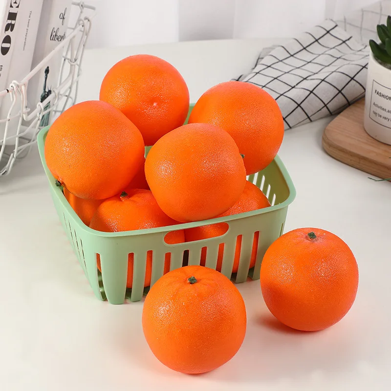 

3pcs 8cm Artificial Fake Simulated Oranges Fruit Photographic Home Party Decor Home Decoration Accessories