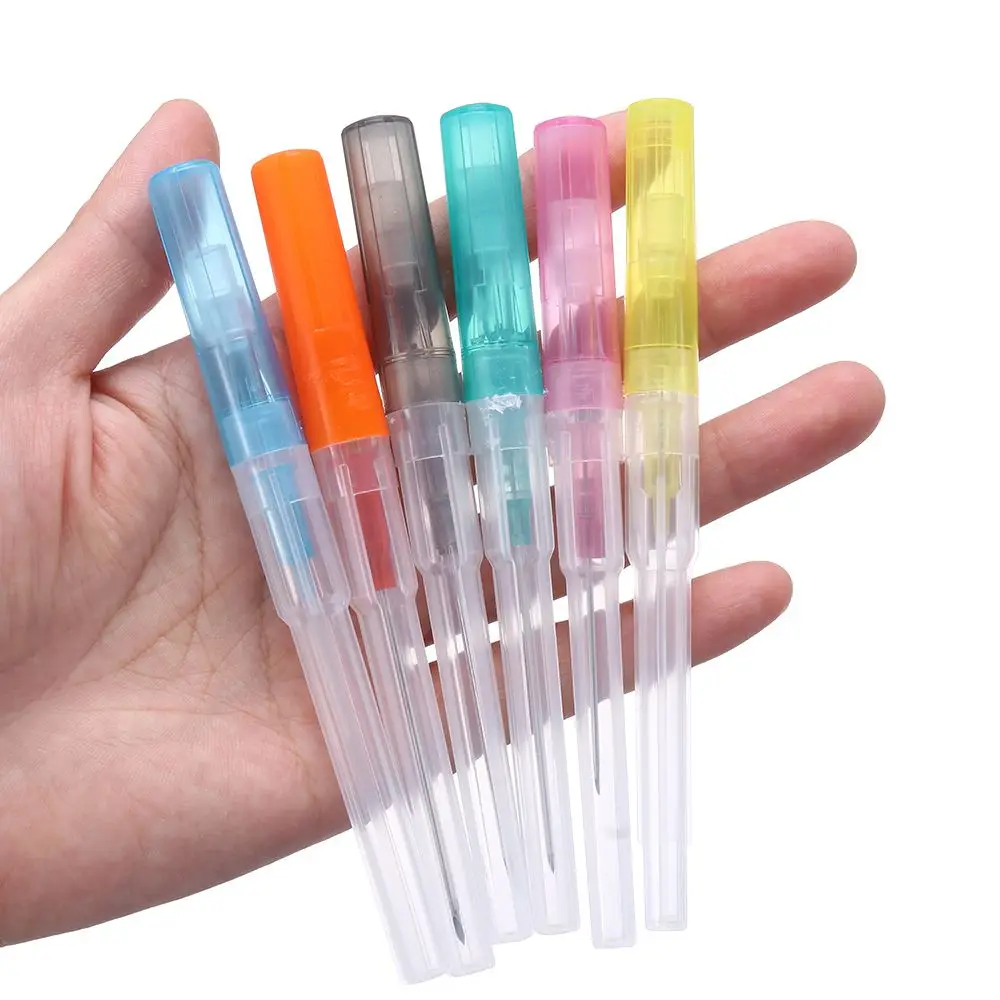 

316 Stainless Steel Catheter Cannula Ear Nose Body Piercing Needles Jewelry Accessories Puncture Needle Navel Stud
