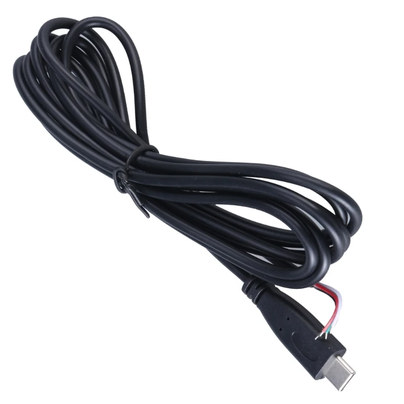 Мужской USB C к 4-контактному кабелю питания с косичкой для светодиодного