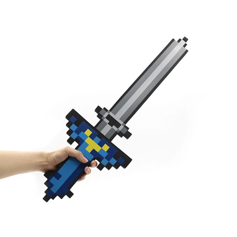 

New Arrival Sword Toys New Blue Sword Pickax Foam Action Figures Toys Kids Toys Birthday Gifts