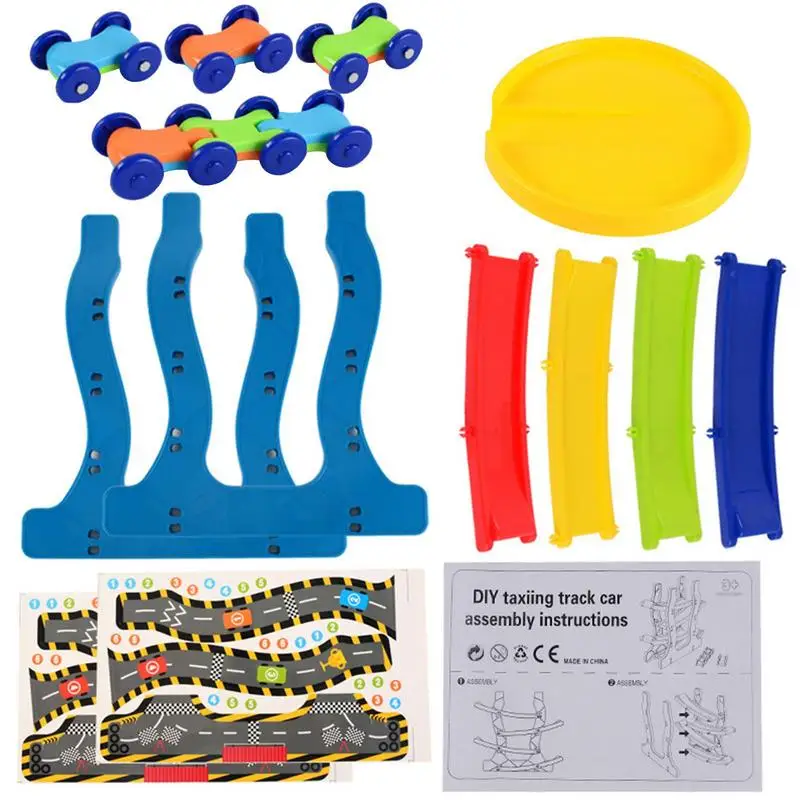 

Car Ramp Toy Durable Track Car Toys For Toddlers Kid Preschool Play Ramp Toys Boy Inertial Race Track Car Ramp Toy For Toddler