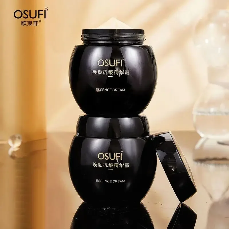 OSUFI эссенция против морщин черный крем для лица увлажняющий осветляющий тонкие