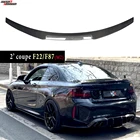 Задний спойлер Крылья из углеродного волокна для BMW 2 серии F22 F23 F87 M2 2014 -2019 двухдверный купе M235i 218i 220i Задняя Крышка багажника