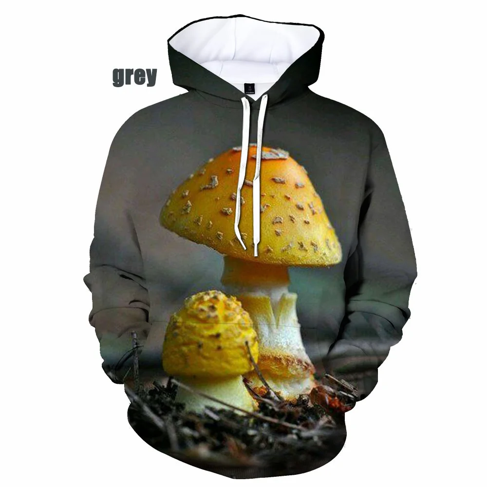 Harajuku Style Mushroom 3D Print Hoodie Men Women Casual Sweatshirts Hoodies