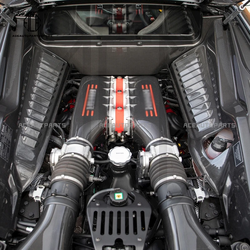 Крышки двигателя из углеродного волокна для Ferrari 458 5 шт.