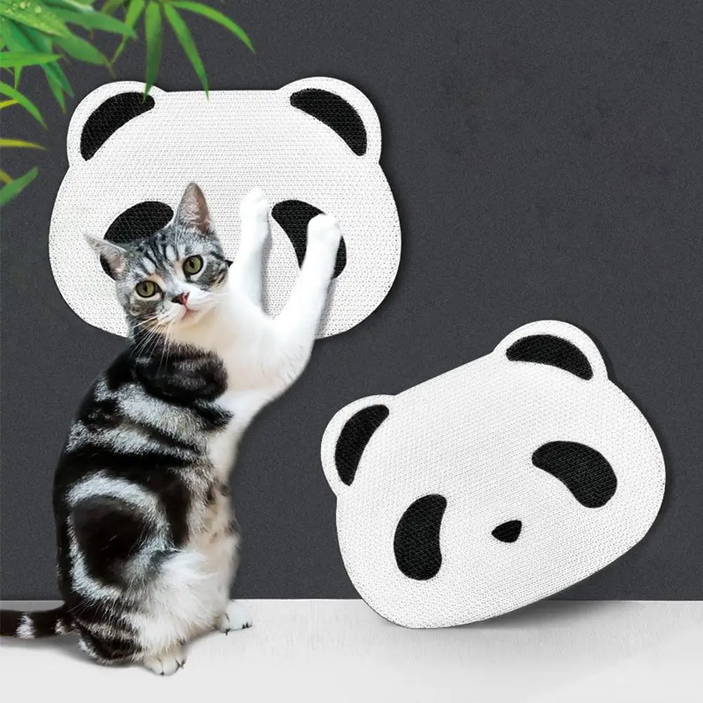 

Panda Pattern Cat Scratching Board Wear-resistant Scratch-resistant Wall Mounted Scratching Mat Claw Grinder