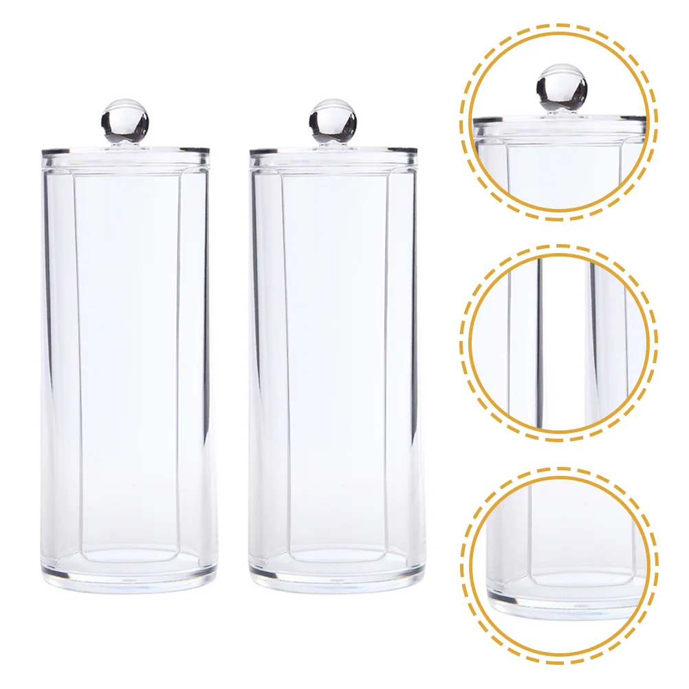 2 шт. кольцо для волос чехол ватных тампонов шарики органайзер держатель