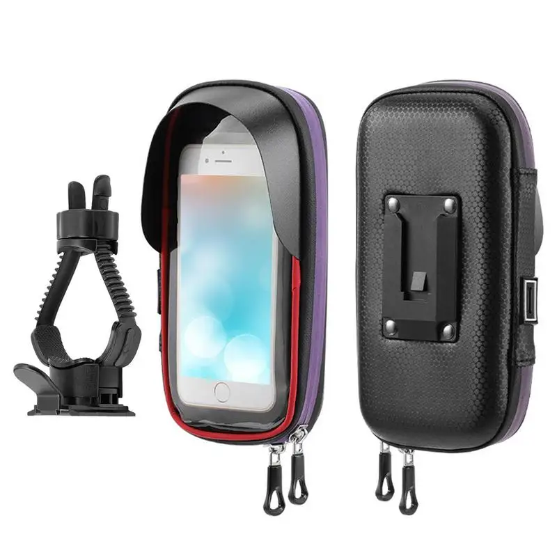 

Bike Handlebar Bag Bike Phone Mount Top Tube Bag Storage Pouch With Touchable Screen Professional Cycling Accessories Front Bag