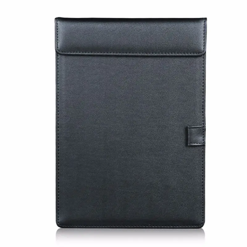 

New A5 Paper File Folder PU Leather Document Clipboard for Meeting Report Magnetic Drawing & Writing Pad Menu Clip Board