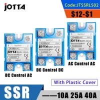 solid state relay module for temperature controller single phase ssr 10da 25da 40da 10aa 25aa 40aa with dust cover