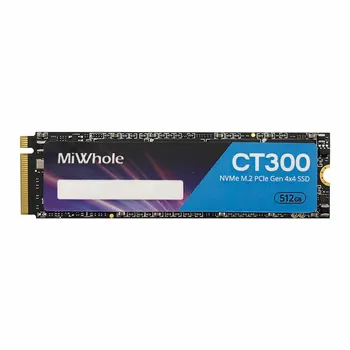 MiWhole CT300 7500MB/S SSD 1tb 2tb 4tb SSD M2 NVMe PCIe 4.0 X4 M.2 2280 NVMe SSD Drive Internal Solid State Disk for PS5 Desktop 4