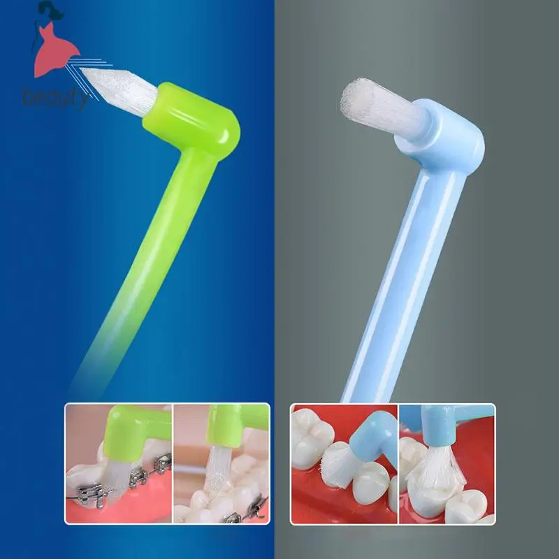 

Ортодонтическая межзубная щетка Инструменты для чистки зубов Зубная нить мягкая щетка для людей с бандажом чистка зубов Гигиена зубов
