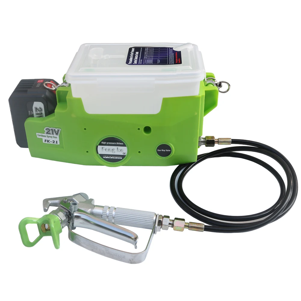 

Безвоздушный распылитель краски, 500 Вт, 2 шт., 21 в, литиевая батарея