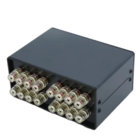 2 in 2 out power amplifier speaker switcher box stereo audio ab selector splitter