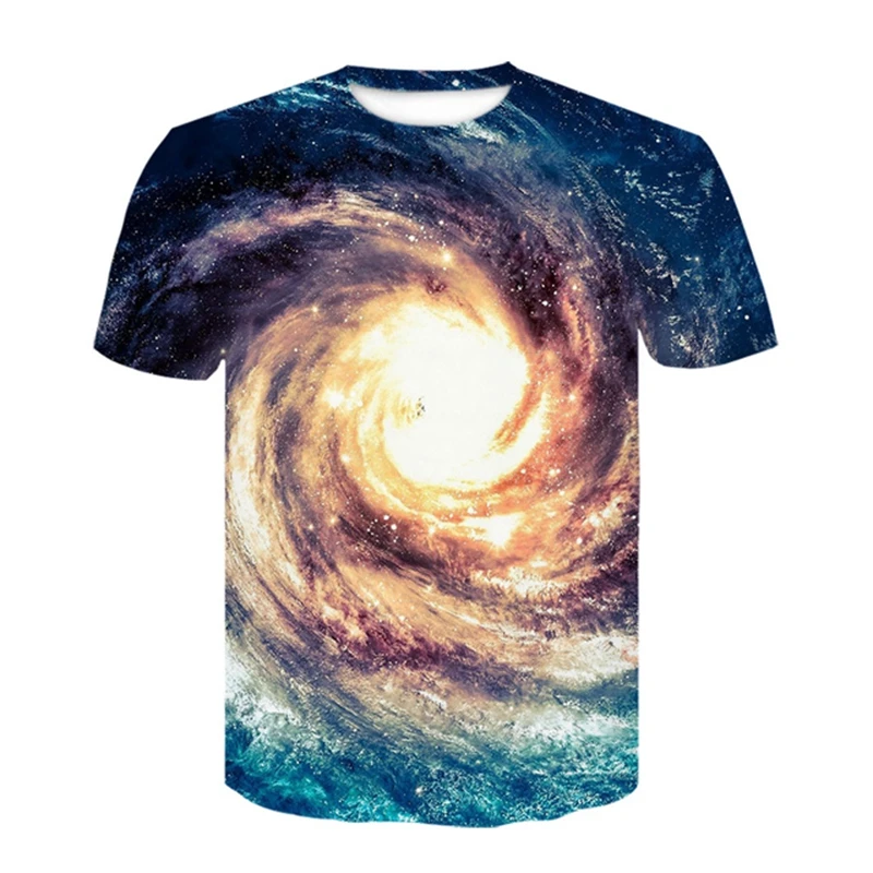 

3D personalized printing fashion men's T-shirt