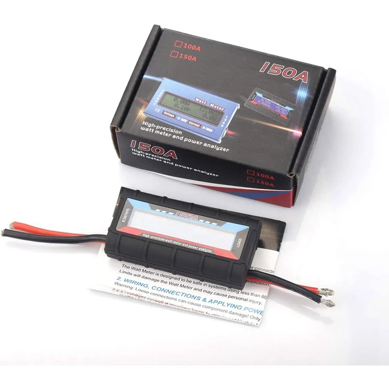 

Build Power Current Power Analyzer 150A RC High Precision Power Analyzer & Watt Meter With Backlight LCD